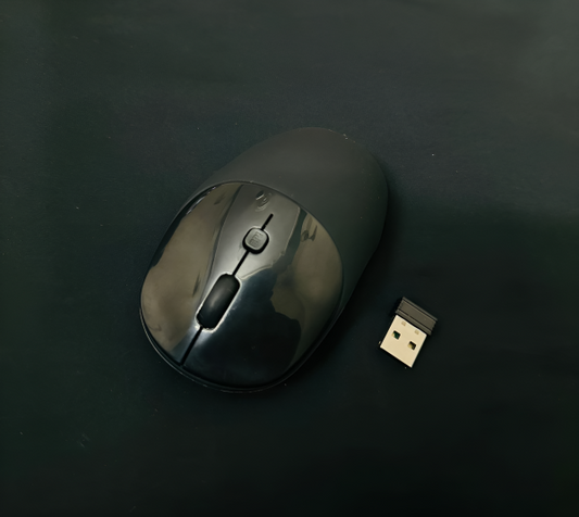 Coby Gel-Tech Wireless Optical Mouse – Anti-Stress Silicone Grip, 3-Button, Laser Sensor, 9ft Wireless Range (for Laptop & PC)