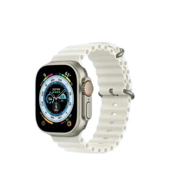 Crown H70 Ultra-2 Smart Watch – 7+1 Straps, Wireless Charging, Bluetooth Calling, Case Cover & Screen Protector | Full-Feature Smartwatch Bundle