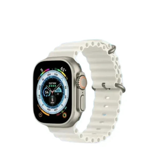 Crown H70 Ultra-2 Smart Watch – 7+1 Straps, Wireless Charging, Bluetooth Calling, Case Cover & Screen Protector | Full-Feature Smartwatch Bundle