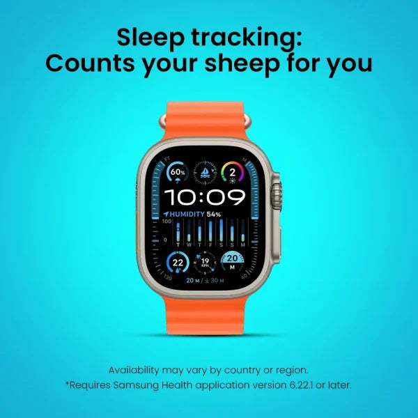 Crown H70 Ultra-2 Smart Watch – 7+1 Straps, Wireless Charging, Bluetooth Calling, Case Cover & Screen Protector | Full-Feature Smartwatch Bundle