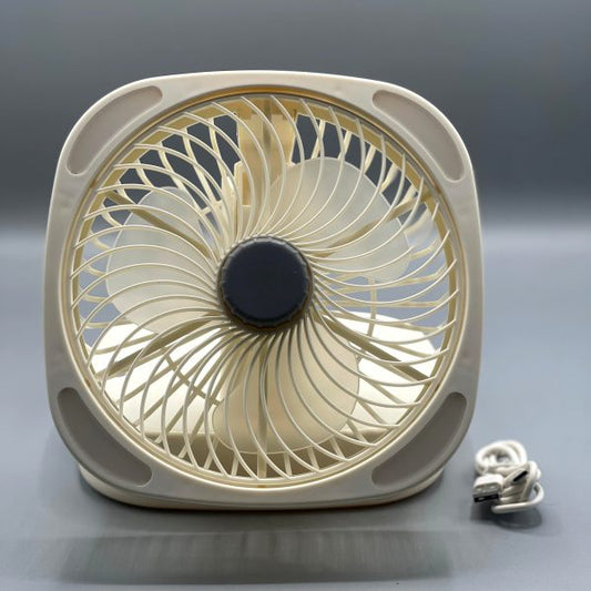 Jiake JK-F670 Folding Lamp Fan – 2000mAh USB Rechargeable | Portable Handheld Mini Fan with Light | Compact, Foldable, Personal Cooling Solution