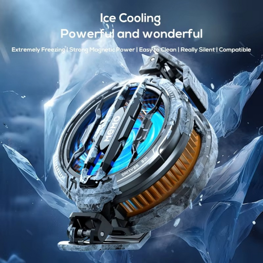 Memo CX07 Magnetic Phone Cooling Fan – Heat Dissipator Radiator for iPhone & Android | Ultra-Fast Mobile Cooler (Random Color)
