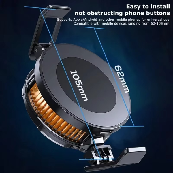 Memo CX07 Magnetic Phone Cooling Fan – Heat Dissipator Radiator for iPhone & Android | Ultra-Fast Mobile Cooler (Random Color)