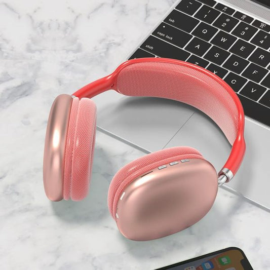 P9 Wireless Bluetooth Headphones – Over-Ear Adjustable Stereo Headset | High-Quality Sound, Built-In Mic, Best Budget Wireless Headphones (Random Color)