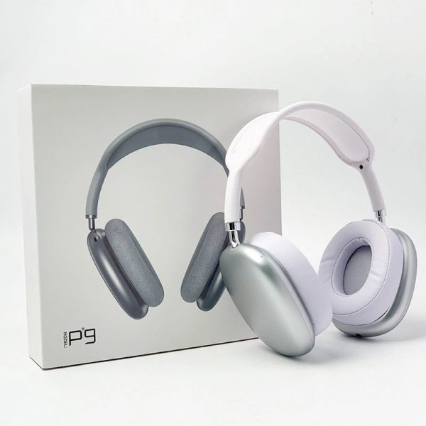 P9 Wireless Bluetooth Headphones – Over-Ear Adjustable Stereo Headset | High-Quality Sound, Built-In Mic, Best Budget Wireless Headphones (Random Color)